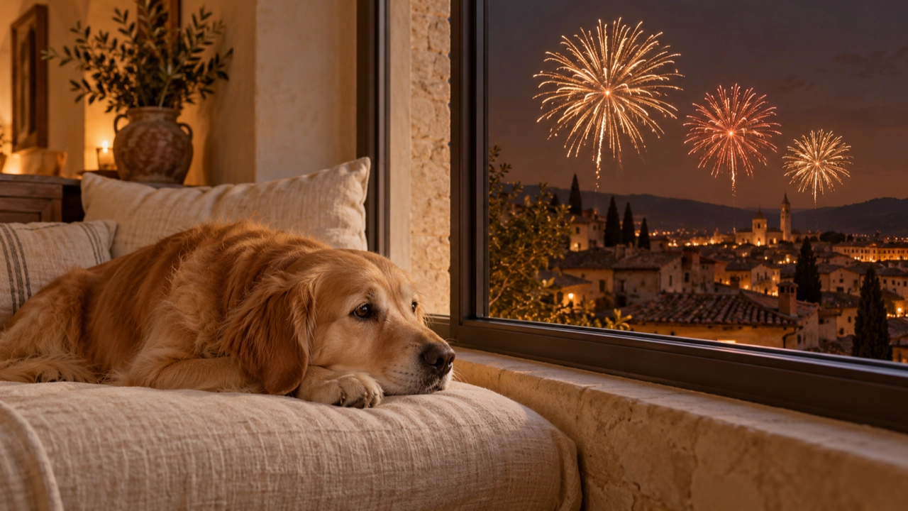 How Do You Calm a Dog During Fireworks?